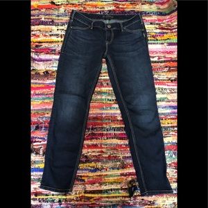 Silver Jean Jeggings 32”w X 29” l